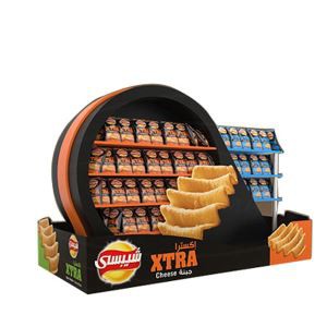 چیپس کارتن نمایش رک