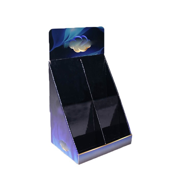 2019 Popular Cardboard Corrugated POS Counter Displays For E-Cigarette Free Sample